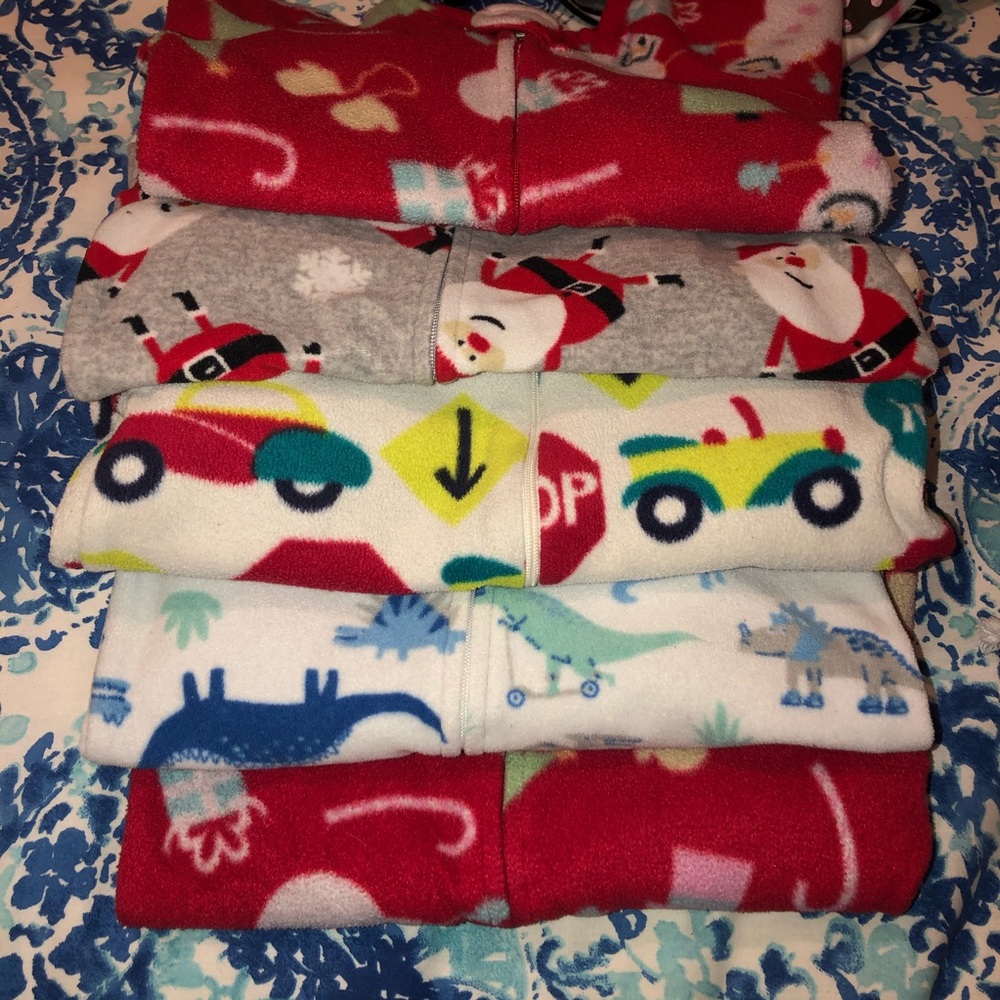Toddler Fleece Onsie Pajama Bundle 18M Carter’s